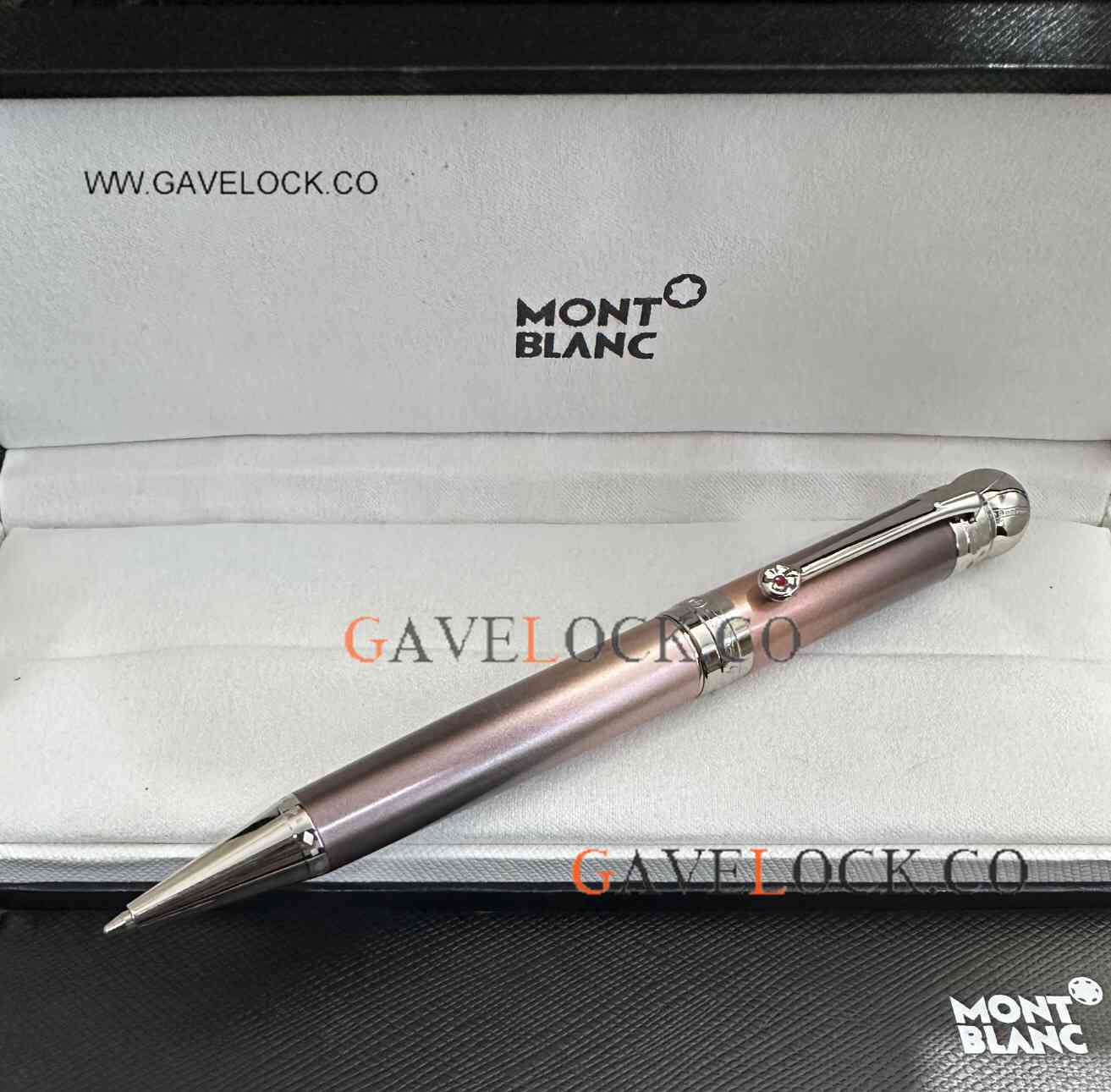 Copy Montblanc Joseph Ii Limited Edition Ball point Pen Silver Clip